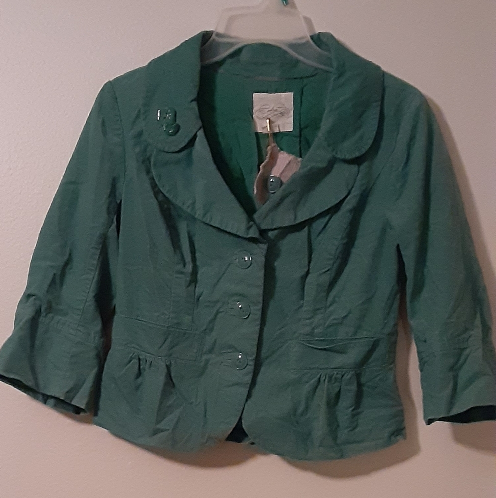 Cidra Mint Green Jacket,  Size 4